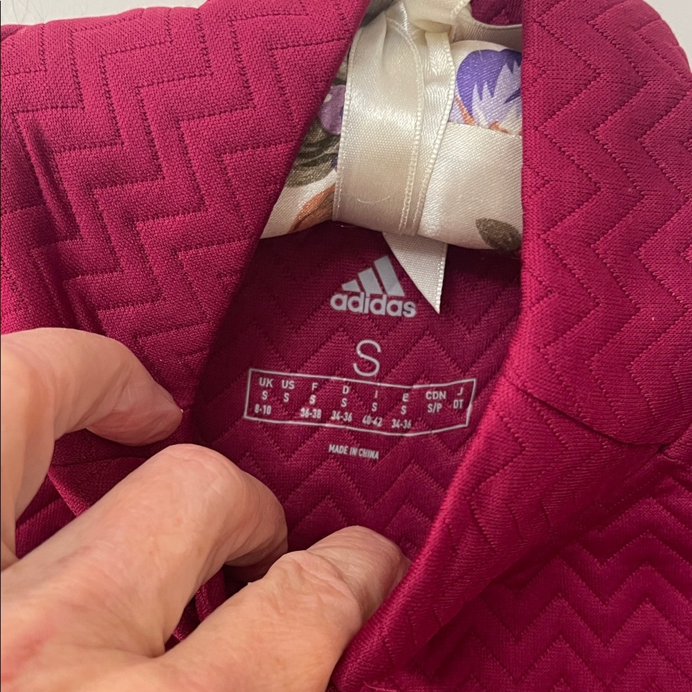 adidas Women's Burgundy Ski Jacket - Picture 2 of 13